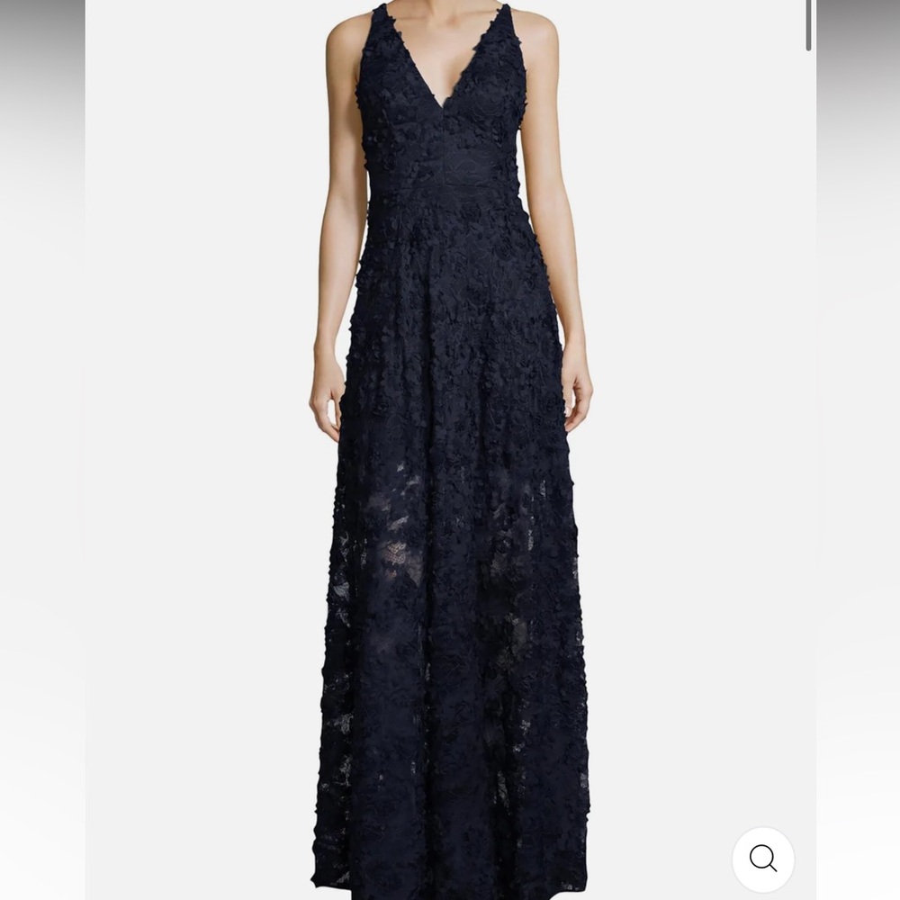 Xscape 3D embellishment evening gown